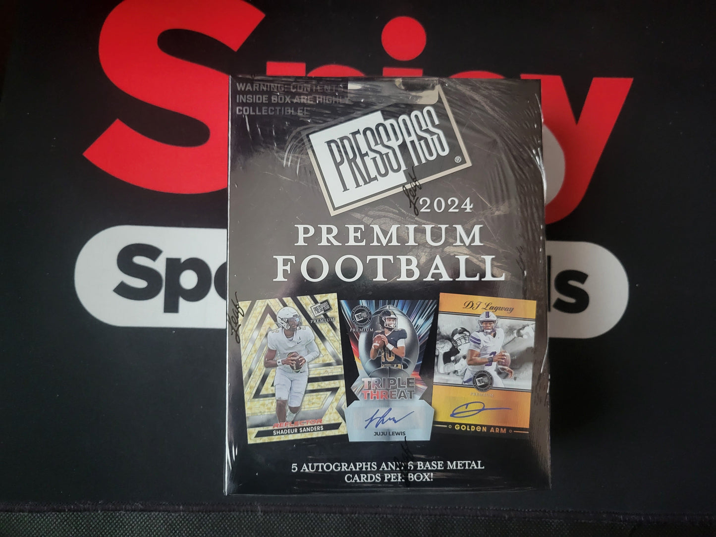 2024 Leaf Press Pass Premium Football Hobby Box