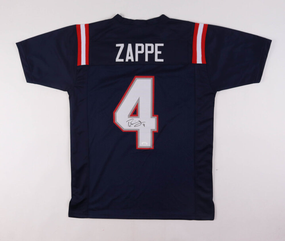 Bailey Zappe Signed Authentic Jersey
