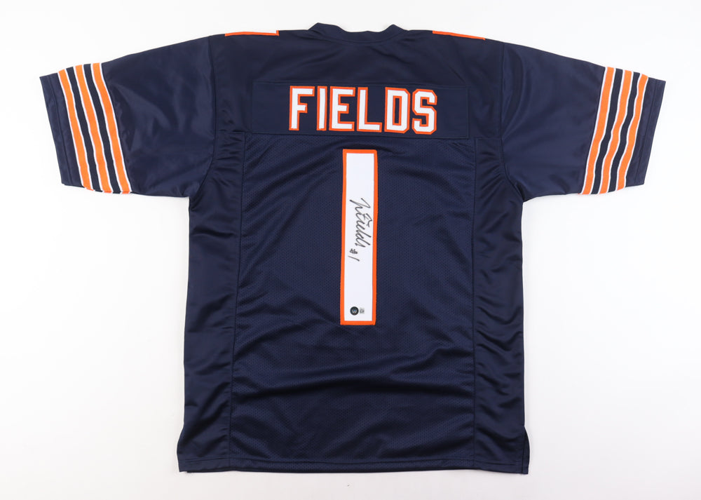 Justin Fields Signed Authentic Jersey