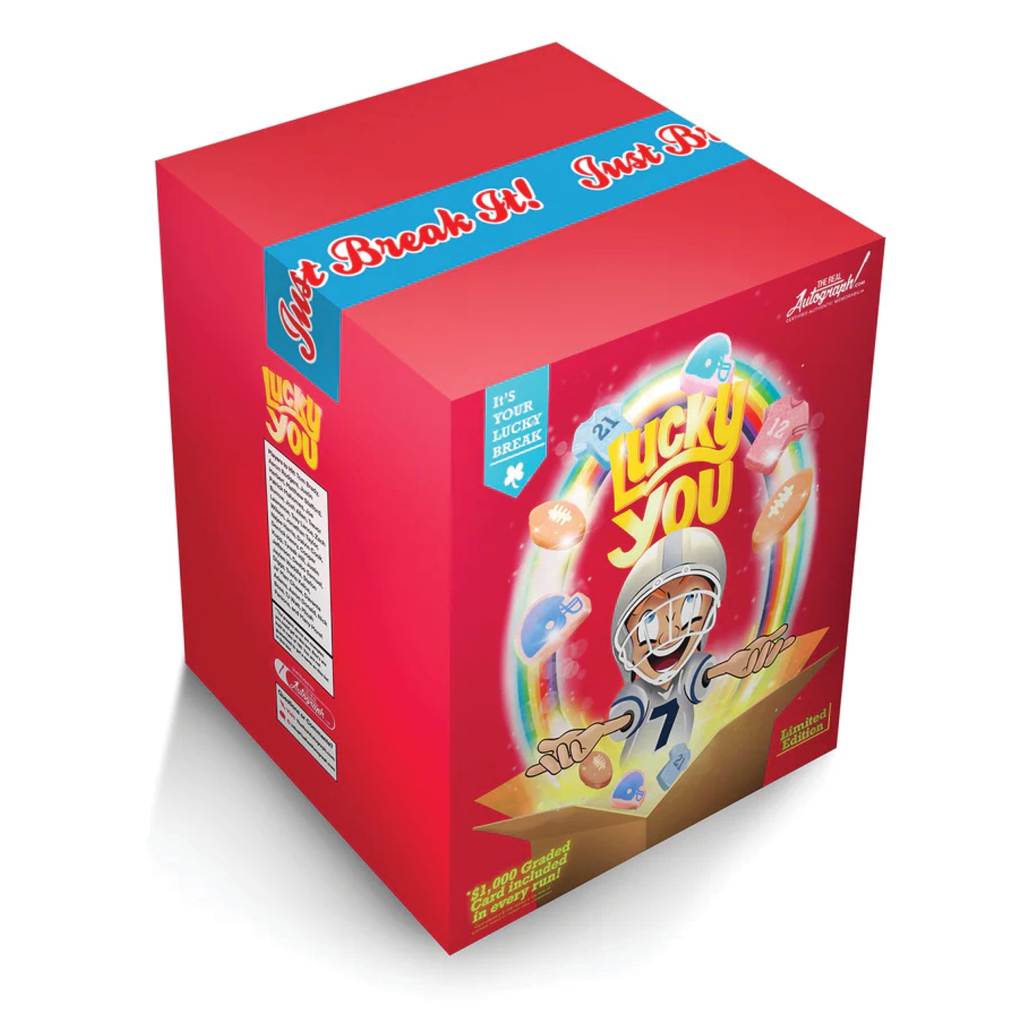 LUCKY YOU Sports Collectible FOOTBALL MINI HELMET