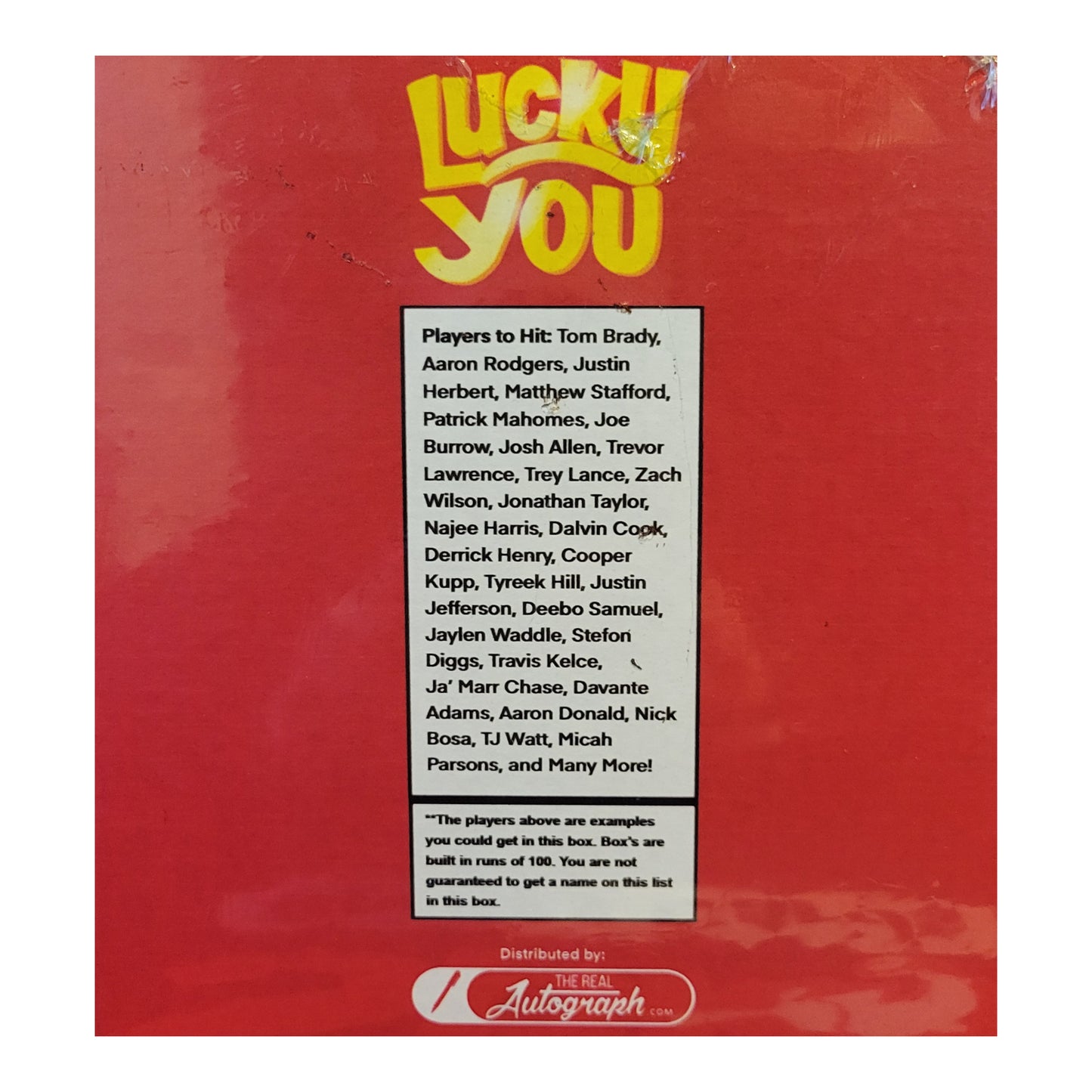 LUCKY YOU Sports Collectible FOOTBALL MINI HELMET