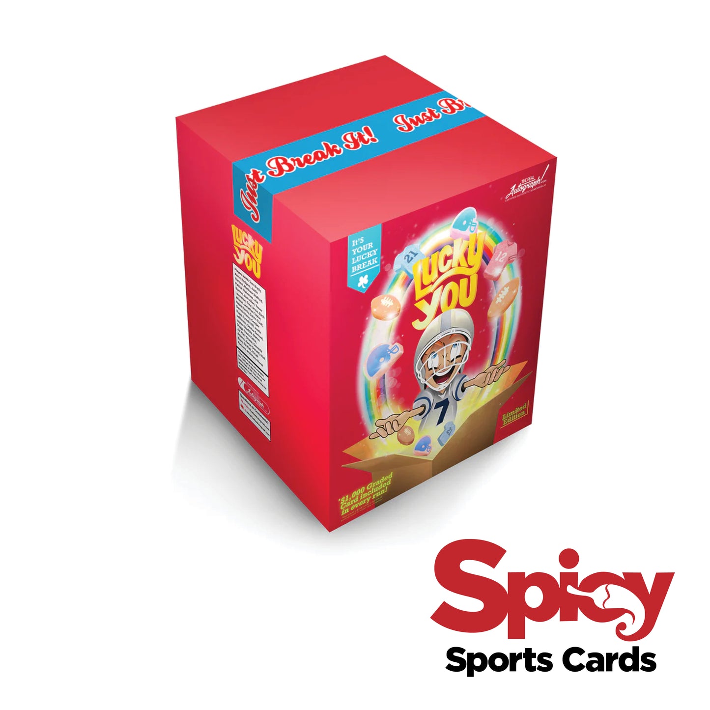 LUCKY YOU Sports Collectible FOOTBALL MINI HELMET