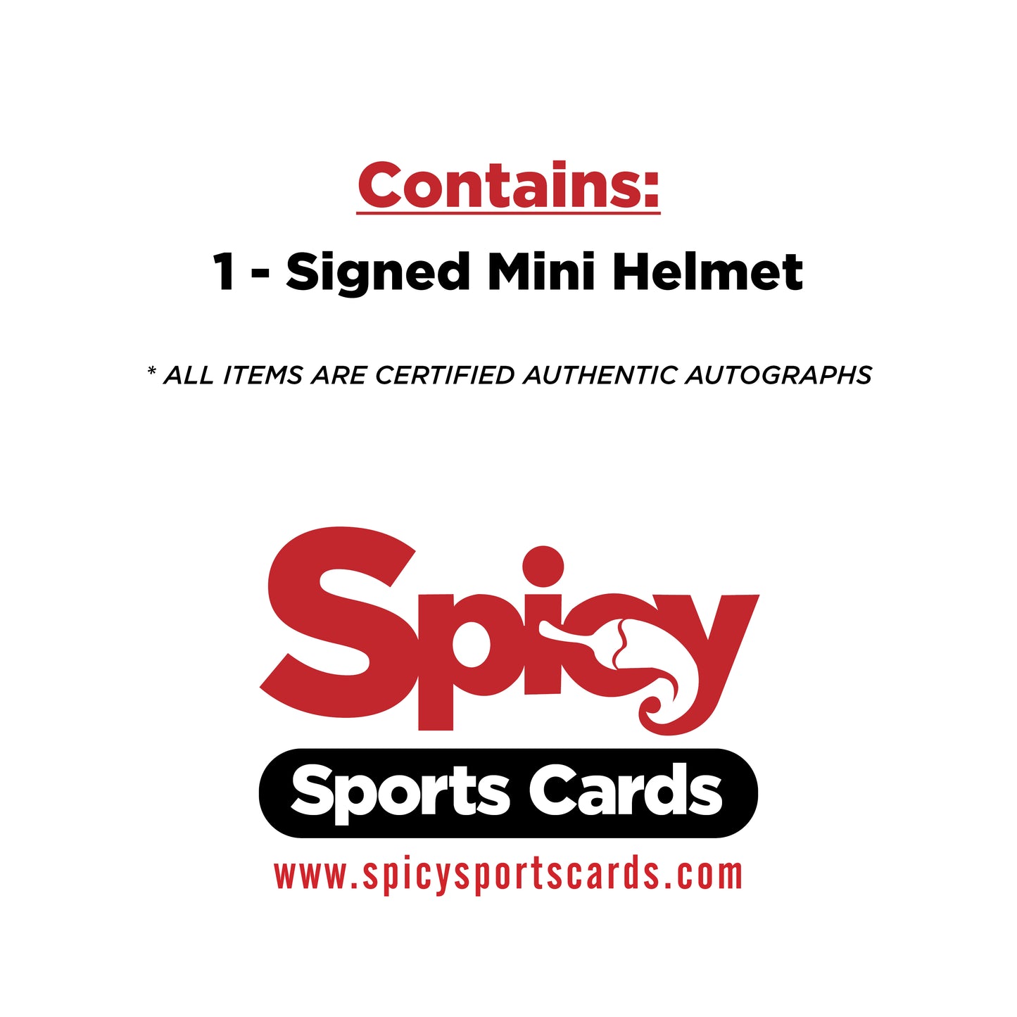 SPICY HOT Mini Helmet