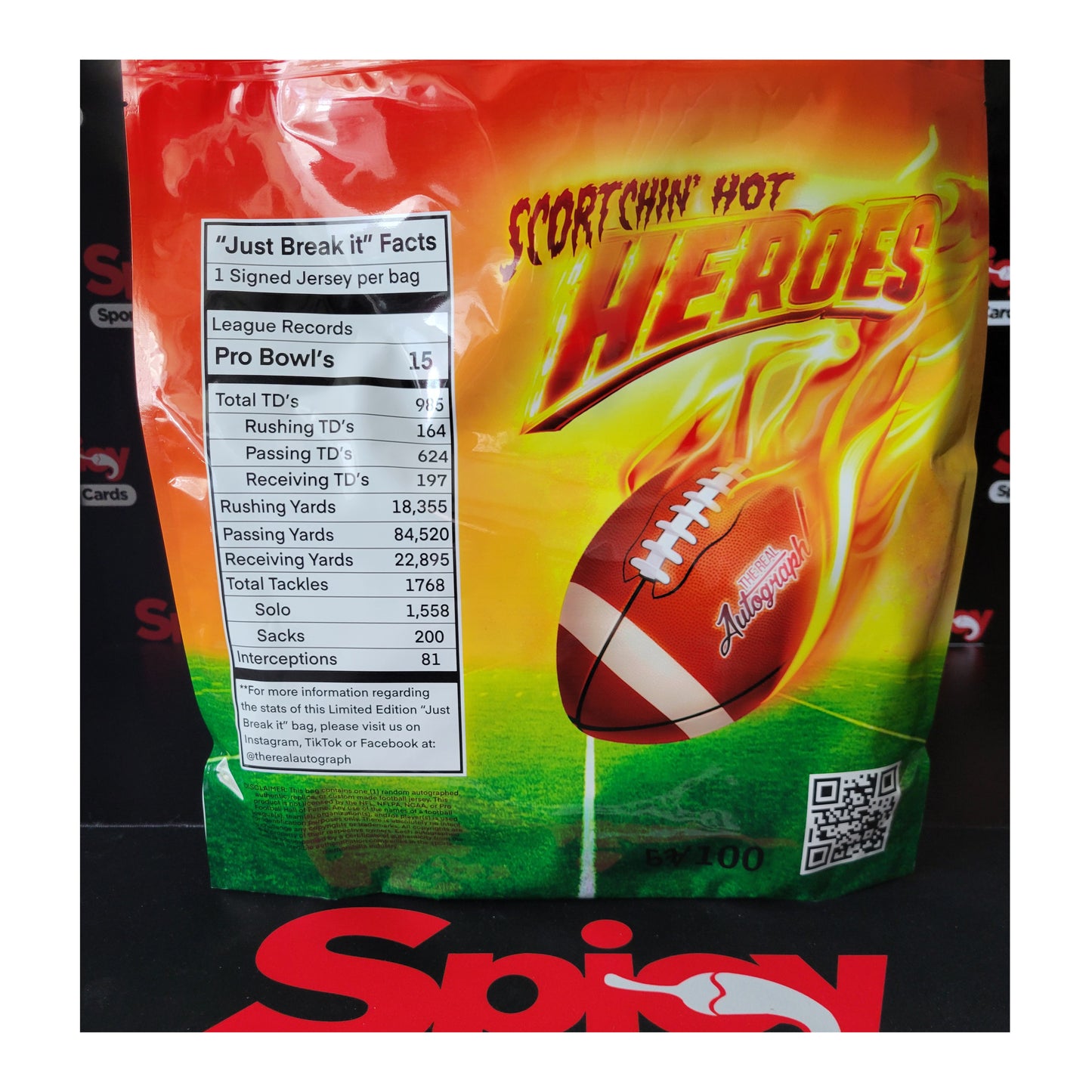 "Scorchin Hot" Heroes Autographed and Authenticated Jersey