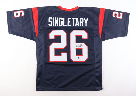 Devin Singletary Signed Jersey (Beckett)