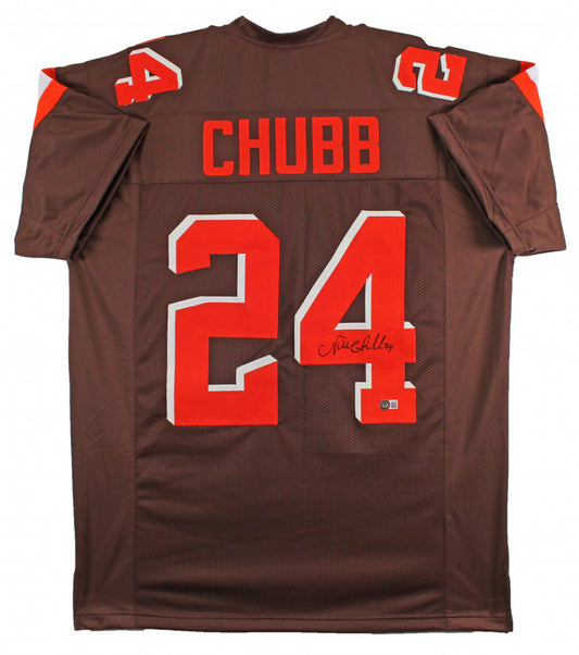 Nick Chubb Signed Jersey (Beckett)